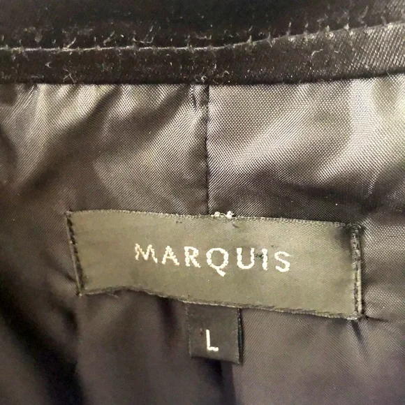 Short sleeve Black Silk Blazer Jacket - Picture 3 of 7